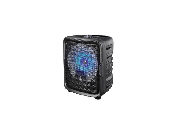 Supersonic 8” Bluetooth Speaker with True Wireless Technology IQ-6608DJBT Black