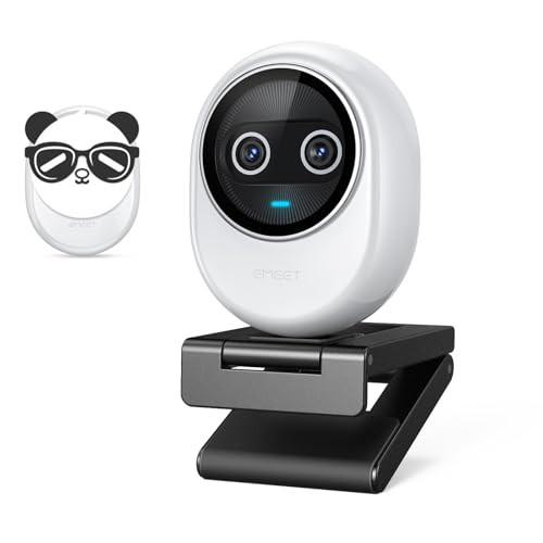 EMEET PIKO+ DUAL-CAMERA AI-POWERED 4K WEBCAM 1/2.55'' SONY SENSOR - WHITE