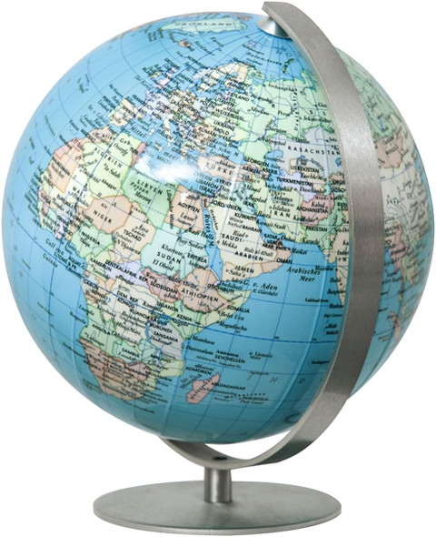 COLUMBUS MINI POLITICAL BLUE GLOBE - BLUE