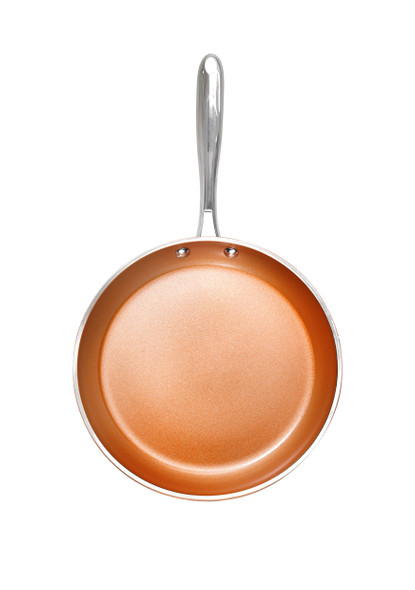 GOTHAM STEEL 12 INCH NON STICK FRYING PANS - BLACK/COOPER