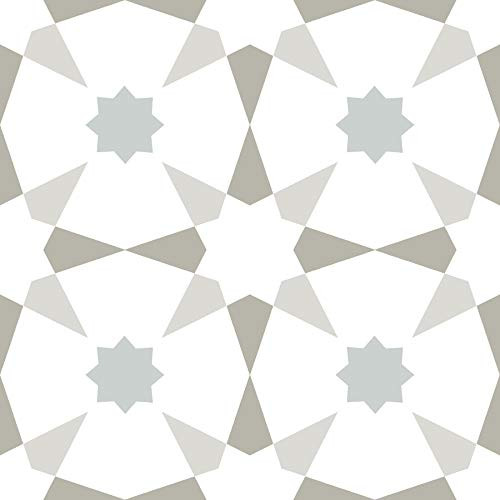 FLOORPOPS FP2952 STELLAR PEEL & STICK FLOOR TILES MULTICOLOR (PACK OF 6) New