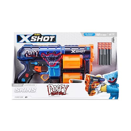 ZURO XSHOT SKINS DREAD POPPY PLAYTIME - JUMPSCARE (12 DARTS) New
