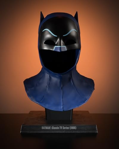 MCFARLANE TOYS DC DIRECT BATMAN CLASSIC TV SERIES COWL REPLICA 1:1 SCALE - BLUE