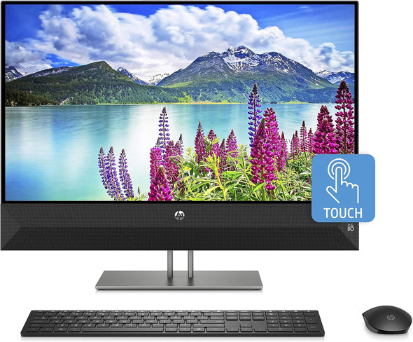HP PAVILION 24" FHD TOUCH ALL-IN-ONE DESKTOP I5-8400T 12GB 1TB SSD - BLACK