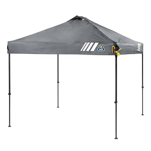GCI OUTDOOR LEVRUP POP UP CANOPY TENT 8X8 87065 - MERCURY GRAY