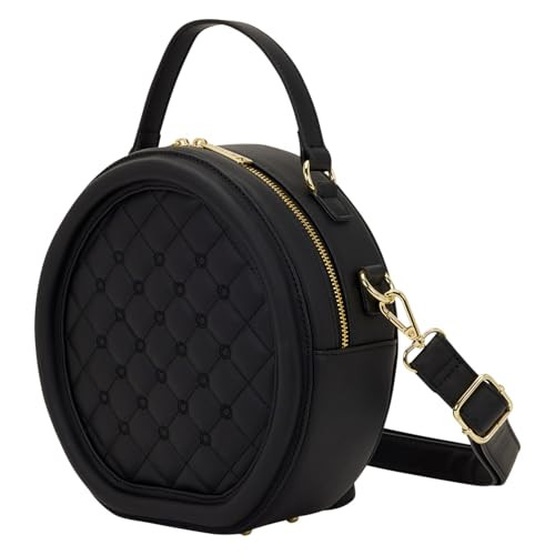 LOUNGEFLY THE LAURA BLACK CROSSBODY BAG - BLACK New