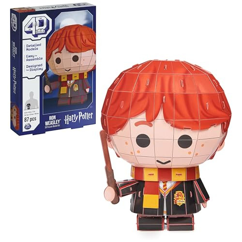 4D BUILD HARRY POTTER RON WEASLEY 3D MODEL KIT, 87 PIECE, 6068746 - NEW New