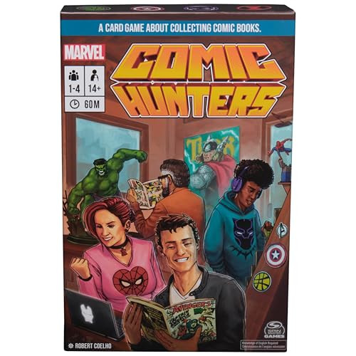 SPIN MASTER GAMES MARVEL COMIC HUNTERS, 1-4 PLAYERS, 14 & UP, 6070364