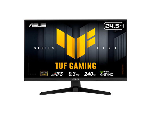 ASUS 24.5" Full HD 240Hz IPS with AMD FreeSync Premium & G-SYNC Compatible 0.3ms