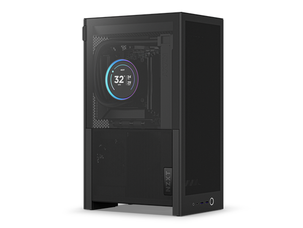 NZXT H2 Flow mini-ITX Case - 20.7L - includes 2 x 120mm Fans & PCIe 5.0 Riser