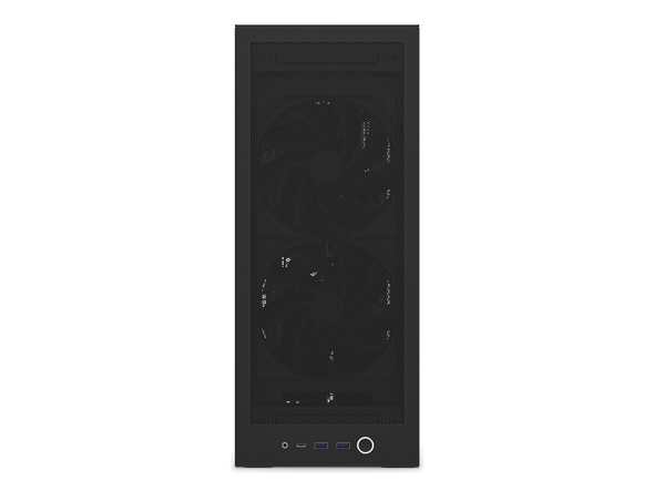 NZXT H2 Flow mini-ITX Case - 20.7L - includes 2 x 120mm Fans & PCIe 5.0 Riser