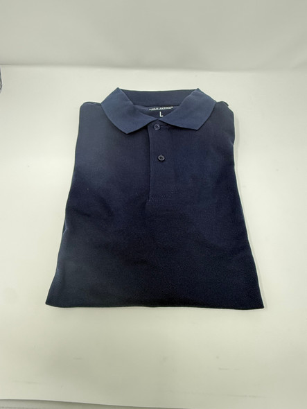 POLO AVENUE PREMIUM CLOTHING MEN'S SHIRT - SIZE: MEN L - NAVY New
