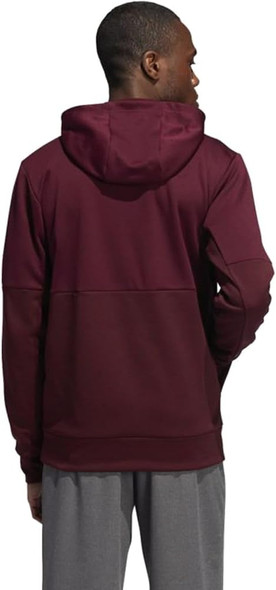 ADIDAS FQ0163 ADIDAS MEN'S TEAM ISSUE PULLOVER - SIZE: XL - BURGUNDY/WHITE
