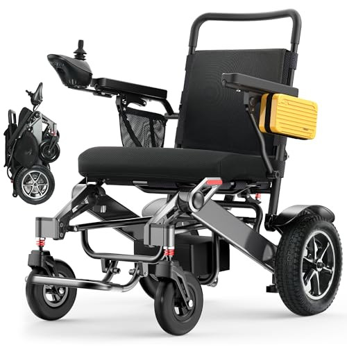 WALKFEEL 30 MILES RANGE ELECTRIC WHEELCHAIRS 500W ALL TERRAIN MOBILITY - BLACK
