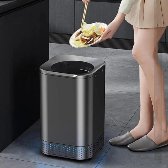 NAGUALEP NA-1 SMART WASTE BIN WITH SINGLE BUTTON DESIGN, 2.5L, 150W - GRAY