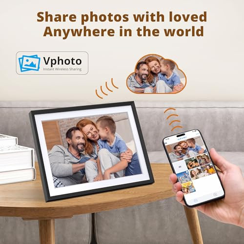 DRAGON TOUCH 10.1'' WIFI DIGITAL PICTURE FRAME 1280*800 HD IPS TOUCH SCREEN