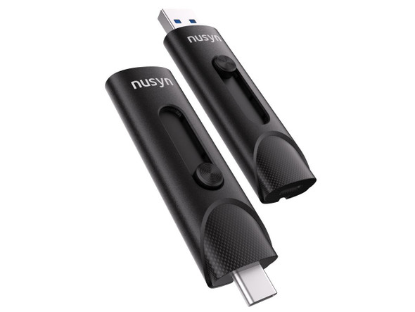 Nusyn NSU53 1TB External SSD / USB Drive - Up to 1050MB/s, 2-in-1 USB-C + USB-A,