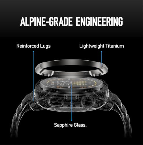 COROS APEX 4 (46MM) GPS WATCH, 1.3" MIP TOUCH GLOBAL MAPS HANDS FREE - WHITE