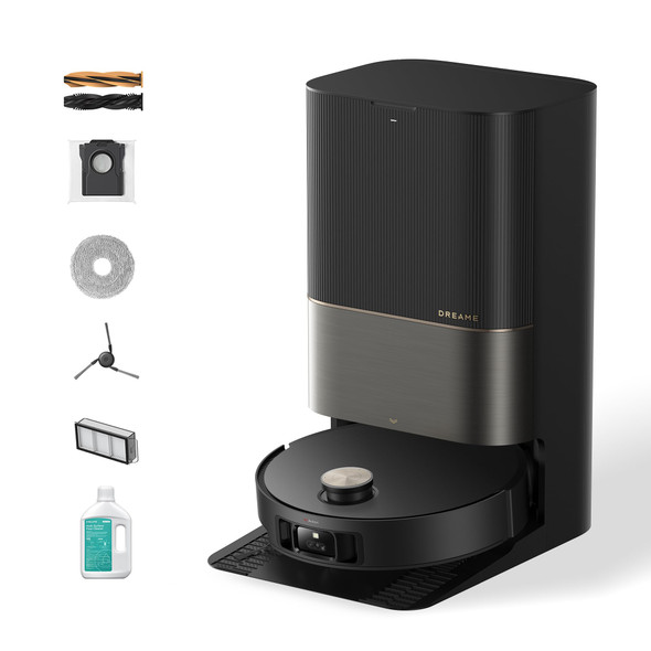 DREAME X50 ULTRA ROBOT VACUUM AND MOP AUTO-EMPTY MOP SELF-CLEANING - BLACK