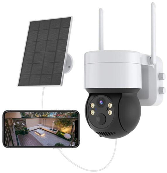 ECO4LIFE WI-FI 2304X1296 SMART OUTDOOR PTZ SECURITY CAMERA SC-BIPC-3001 - WHITE