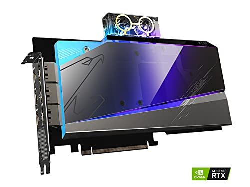 GIGABYTE AORUS GEFORCE RTX 3080 XTREME WATERFORCE GRAPHICS CARD - BLACK
