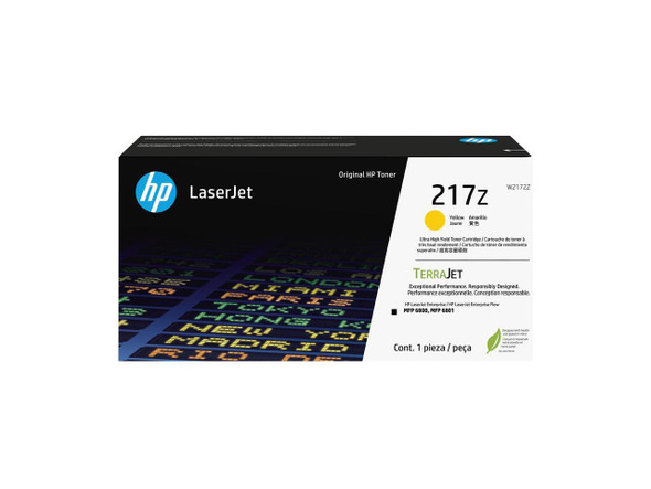 HP 217Z Ylw Original LaserJet Toner Crtg, ~24,000 pages, W2172Z