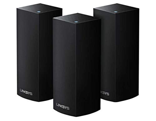 LINKSYS VELOP TRI-BAND AC6600 WHOLE HOME WIFI MESH SYSTEM 3 PACK WHW0303 BLACK