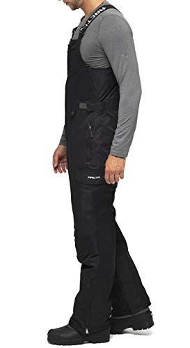 61810 ARCTIX MEN'S AVALANCHE ATHLETIC FIT INSULATED BIB OVERALLS BLACK XL/32 New