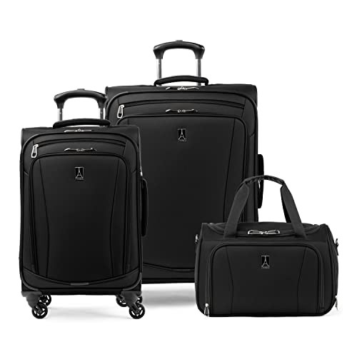 T Travelpro Runway 3 piece Luggage Set, Carry on UnderSeat Luggage Soft Tote New