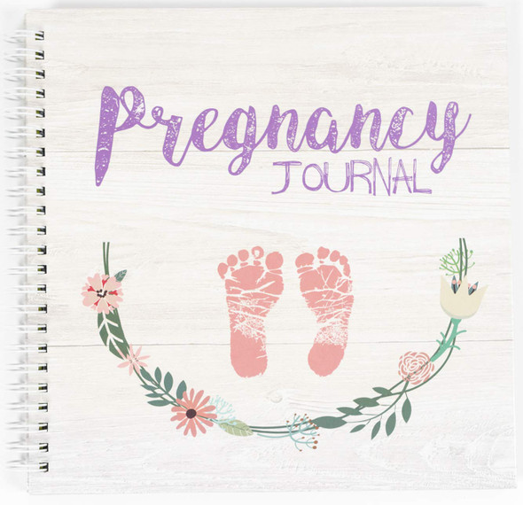 Unconditional Rosie My 9 Month Journey Pregnancy Journal Memory Book - Gray New
