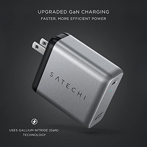 Satechi 100W USB C PD Wall Charger Block – Powerful GaN Tech ST-UC100WSM