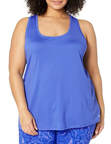 AMAZON ESSENTIALS WOMEN'S ACTIVE TECH STRETCH TANK TOP PACK OF 2 XS - BLUE/PINK New
