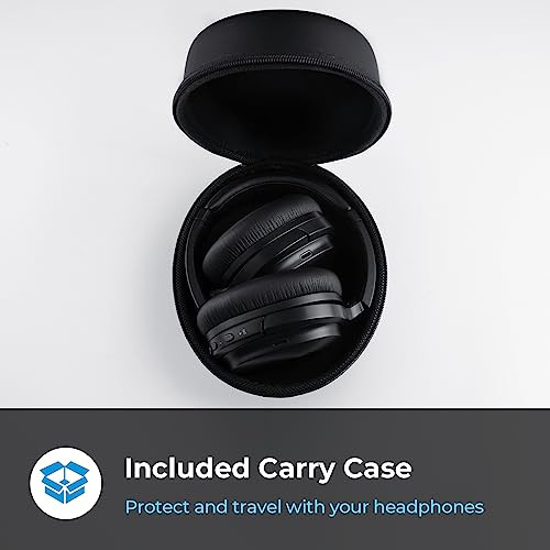 PHONICGRID SE7 HYBRID ACTIVE NOISE CANCELLING OVER EAR HEADPHONES - BLACK New