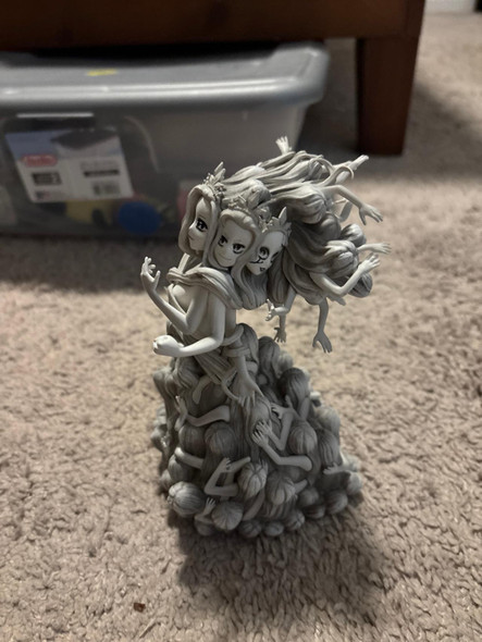 SERENITY FORGE SLAY THE PRINCESS: THE PRISTINE CUT FIGURE - WHITE/GRAY