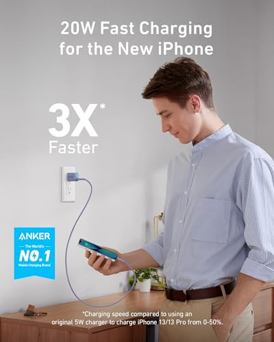 ANKER NANO USB C CHARGER 18W PIQ 3.0 DURABLE COMPACT FAST A2633 - BLACK