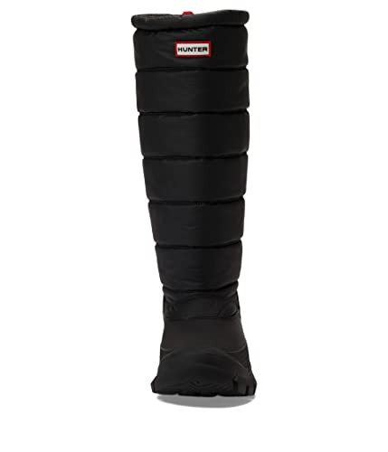 WFT2108WWU HUNTER WOMEN'S INTREPID TALL SNOW BOOT BLACK SIZE 8 New