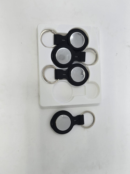 SIINDOO TAG SMART FINDER, AIRTAG WITH PLASTIC CASE FOR KEYCHAIN - 4 PACK - BLACK