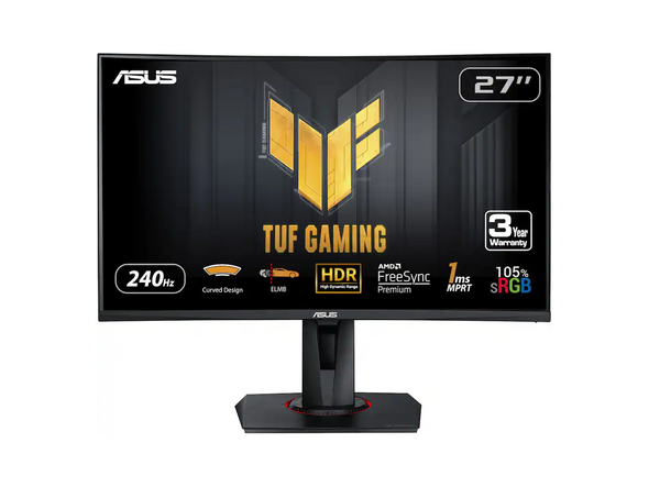 ASUS TUF Gaming 27" Full HD 240Hz AMD FreeSync Premium (Adaptive Sync) 1ms ELMB