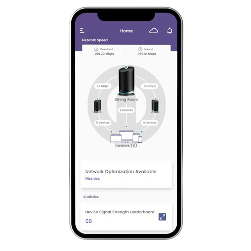 ARRIS SURFBOARD MAX PRO W31 TRI-BAND MESH WI-FI 6 ROUTER AX11000 - BLACK