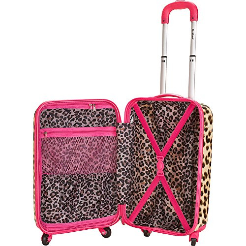ROCKLAND SAFAR HARDSIDE SPINNER WHEEL LUGGAGE CARRY-ON 20" - CAMO