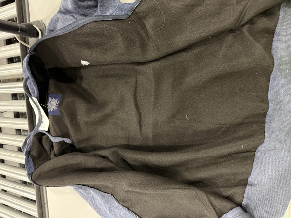 PACIFIC POLO CLUB FLEECE FULL-ZIP HOODIES - SIZE: MEN L - NAVY New