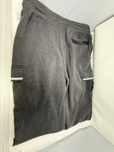 BLUE ICE MEN'S SLIM-FIT CARGO JOGGER PANTS - SIZE: MEN 2XL - CHARCOAL New