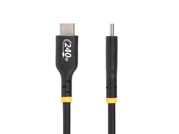 StarTech 10ft White USB-C Charging Cable USB-IF Certified USB C Cable 240W PD