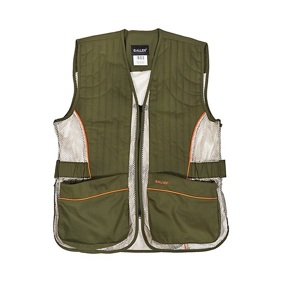 ALLEN UNISEX ACE SHOOTING VEST XL/2XL - OLIVE/ORANGE