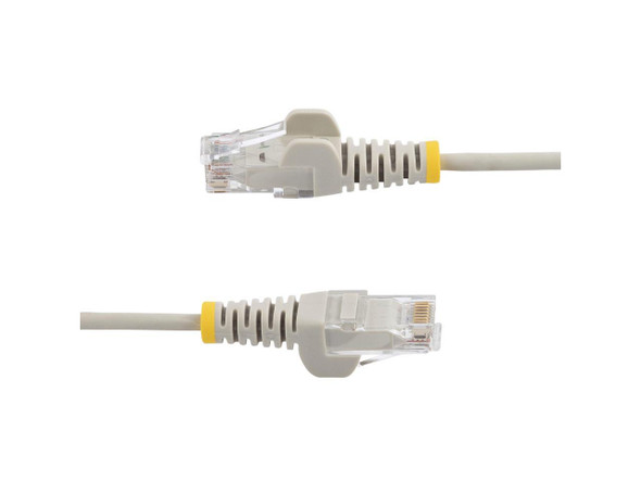 StarTech 30ft Gray Slim CAT6 Ethernet Cable Model N6PAT30GRS