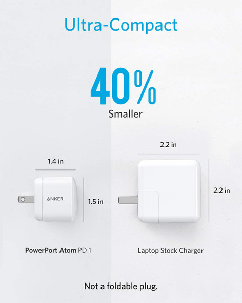 ANKER POWERPORT ATOM 30W USB-C CHARGER - HN7K2ZM/A