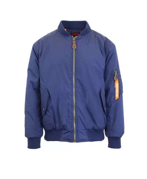 SPIRE BY GALAXY MEN'S AVIATOR JACKET - SIZE: MEN 4XL - NAVY New