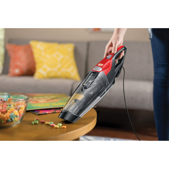 DIRT DEVIL POWER STICK LITE 4-IN-1 CORDED STICK VACUUM CLEANER - BLACK/RED