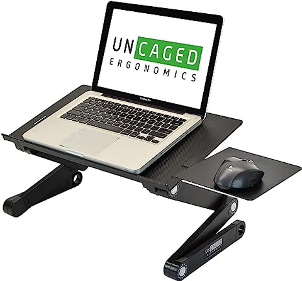 WORK EZ BEST XL ADJUSTABLE LAPTOP STAND LAP DESK WEBLS-B - BLACK