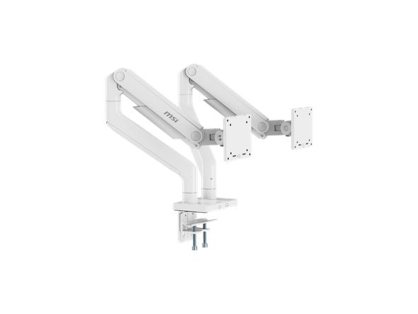 MSI MAG MT201DW - Premium Heavy Duty Dual Monitor Stand Arms, 17-45" Support,